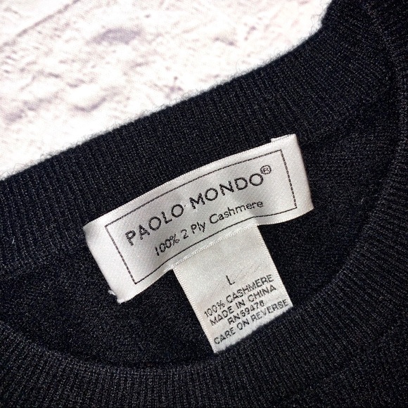 Paolo Other - Cashmere Men’s Sweater by Paolo Mondo